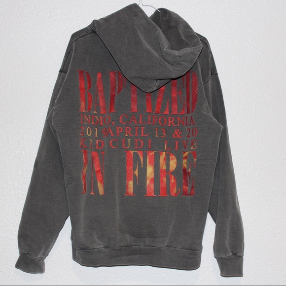 KID CUDI CUDI SAVES CPFM CACTUS PLANT FLEA MARKET HOODIE SWEATER COACHELLA LARGE - Picture 4 of 5